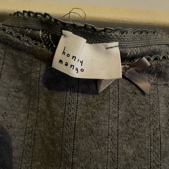 Gray coquette bow long sleeve - Picture 2 of 2